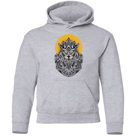 Sweatshirts Sport Grey / YS Alpha Wolf Youth Hoodie