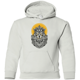 Sweatshirts White / YS Alpha Wolf Youth Hoodie