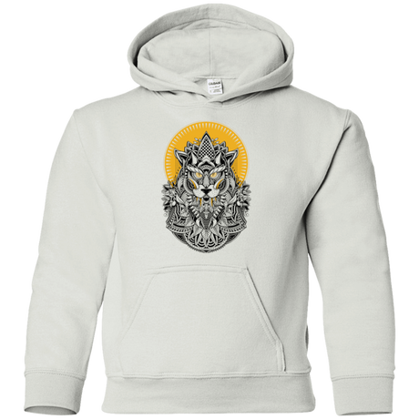 Sweatshirts White / YS Alpha Wolf Youth Hoodie