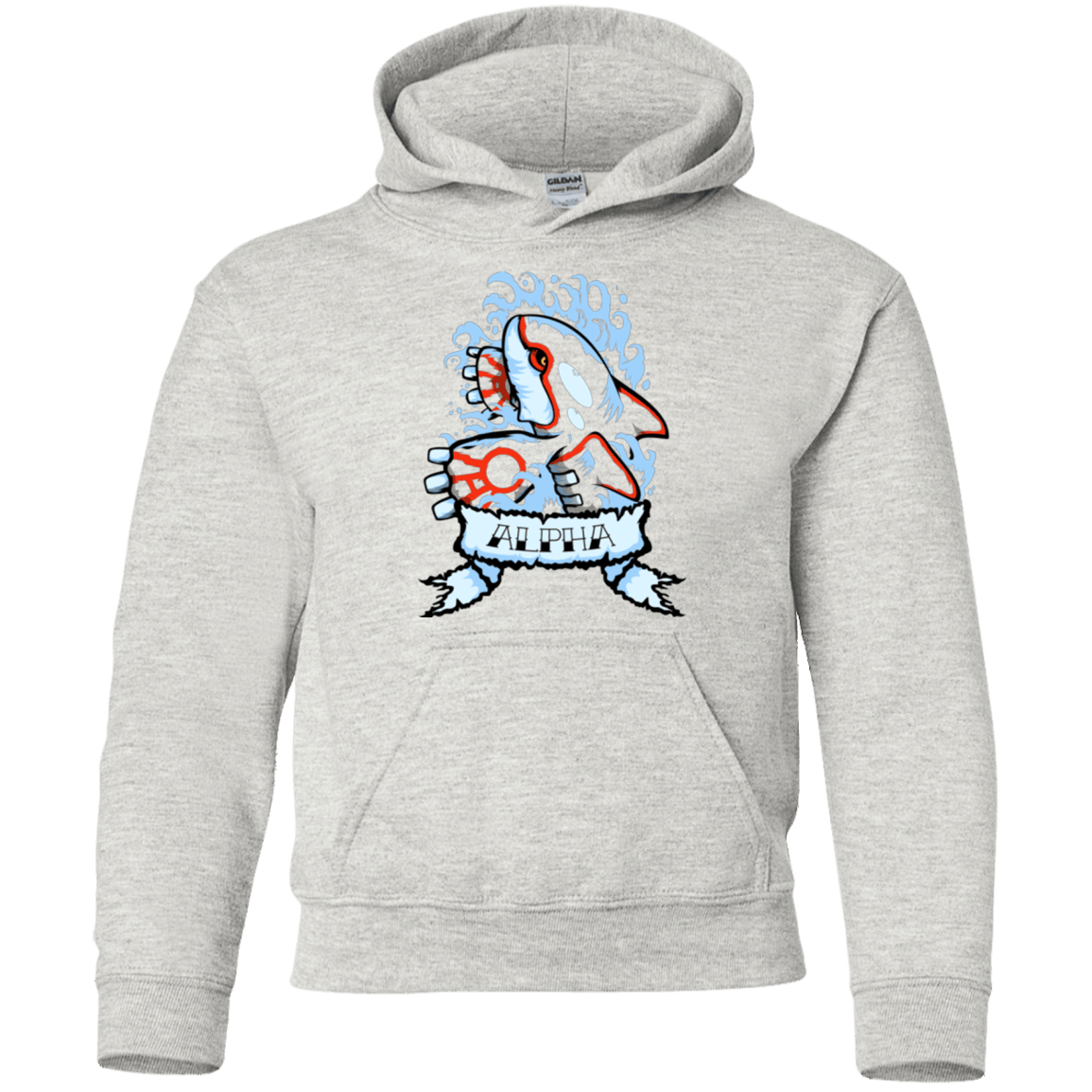 Sweatshirts Ash / YS Alpha Youth Hoodie