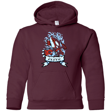 Sweatshirts Maroon / YS Alpha Youth Hoodie