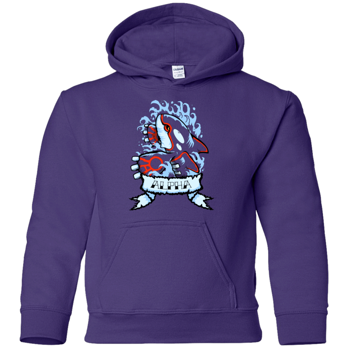 Sweatshirts Purple / YS Alpha Youth Hoodie