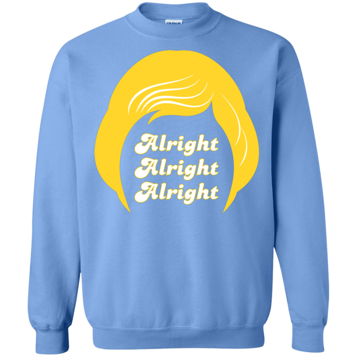 Sweatshirts Carolina Blue / S Alright Crewneck Sweatshirt