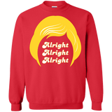 Sweatshirts Red / S Alright Crewneck Sweatshirt