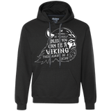 Sweatshirts Black / Small Always Be a Viking Premium Fleece Hoodie