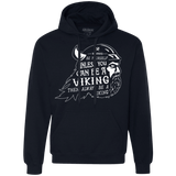 Sweatshirts Navy / Small Always Be a Viking Premium Fleece Hoodie