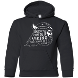 Sweatshirts Black / YS Always Be a Viking Youth Hoodie