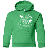 Sweatshirts Irish Green / YS Always Be a Viking Youth Hoodie