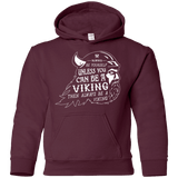 Sweatshirts Maroon / YS Always Be a Viking Youth Hoodie