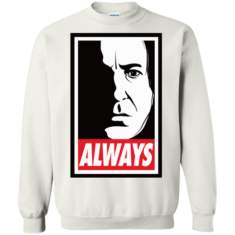 Sweatshirts White / Small ALWAYS Crewneck Sweatshirt