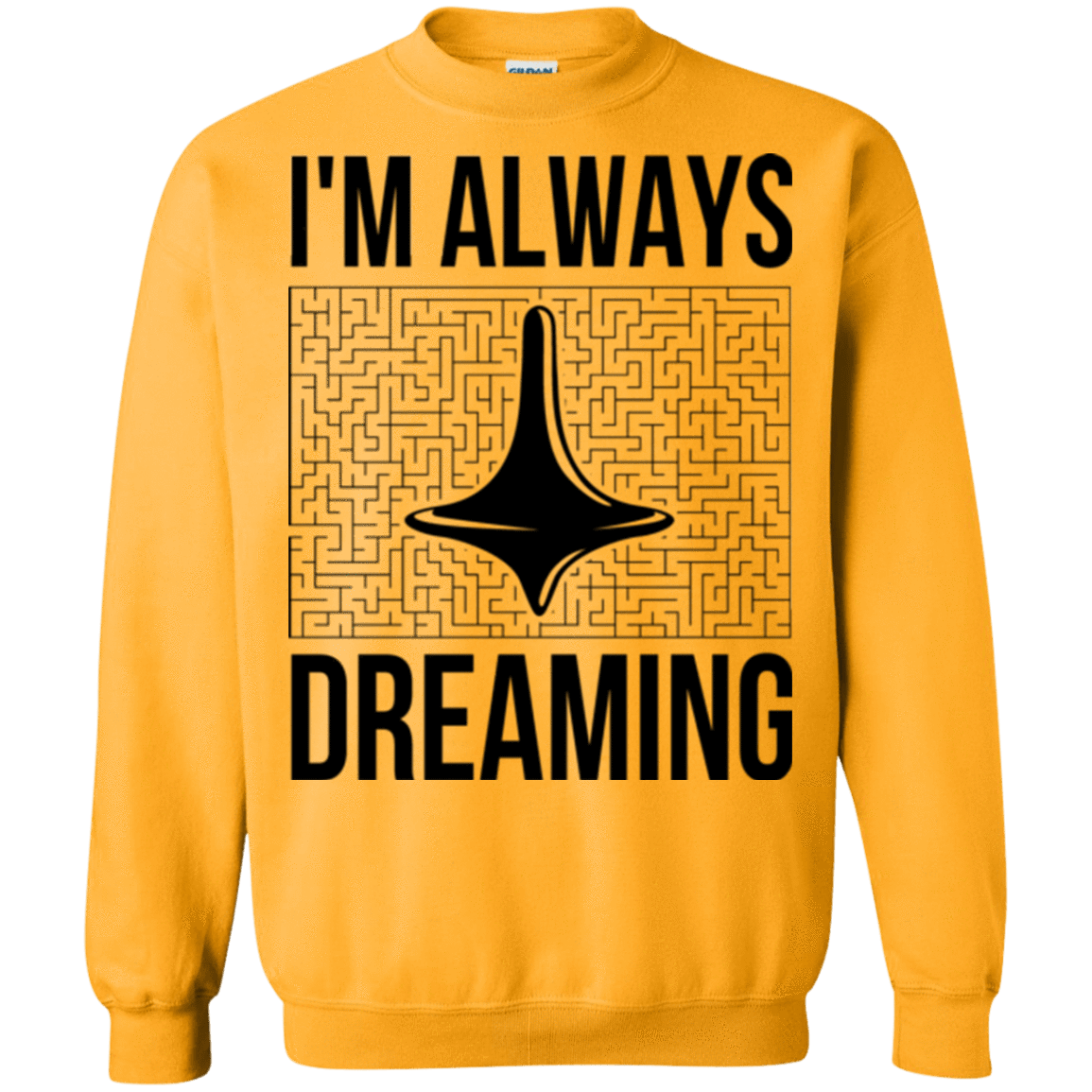 Sweatshirts Gold / Small Always dreaming Crewneck Sweatshirt