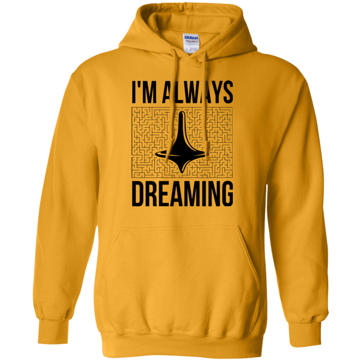 Sweatshirts Gold / Small Always dreaming Pullover Hoodie