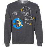 Sweatshirts Dark Heather / Small ALWAYS THE SAME VICTIM Crewneck Sweatshirt