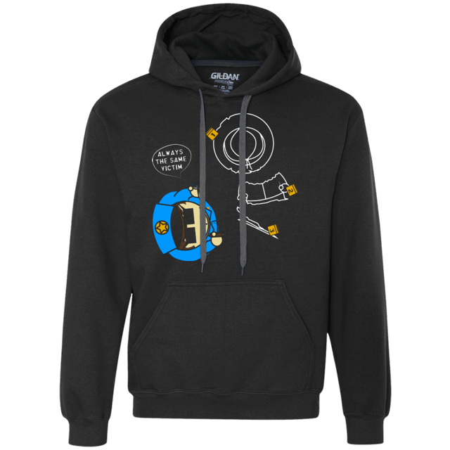 Sweatshirts Black / Small ALWAYS THE SAME VICTIM Premium Fleece Hoodie