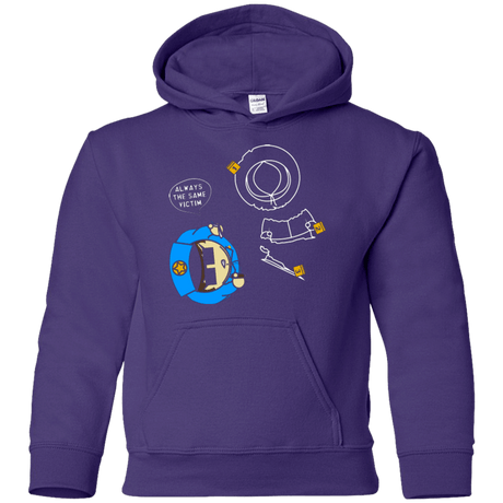Sweatshirts Purple / YS ALWAYS THE SAME VICTIM Youth Hoodie