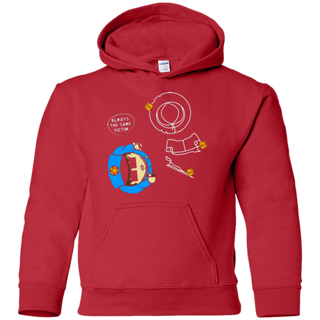 Sweatshirts Red / YS ALWAYS THE SAME VICTIM Youth Hoodie