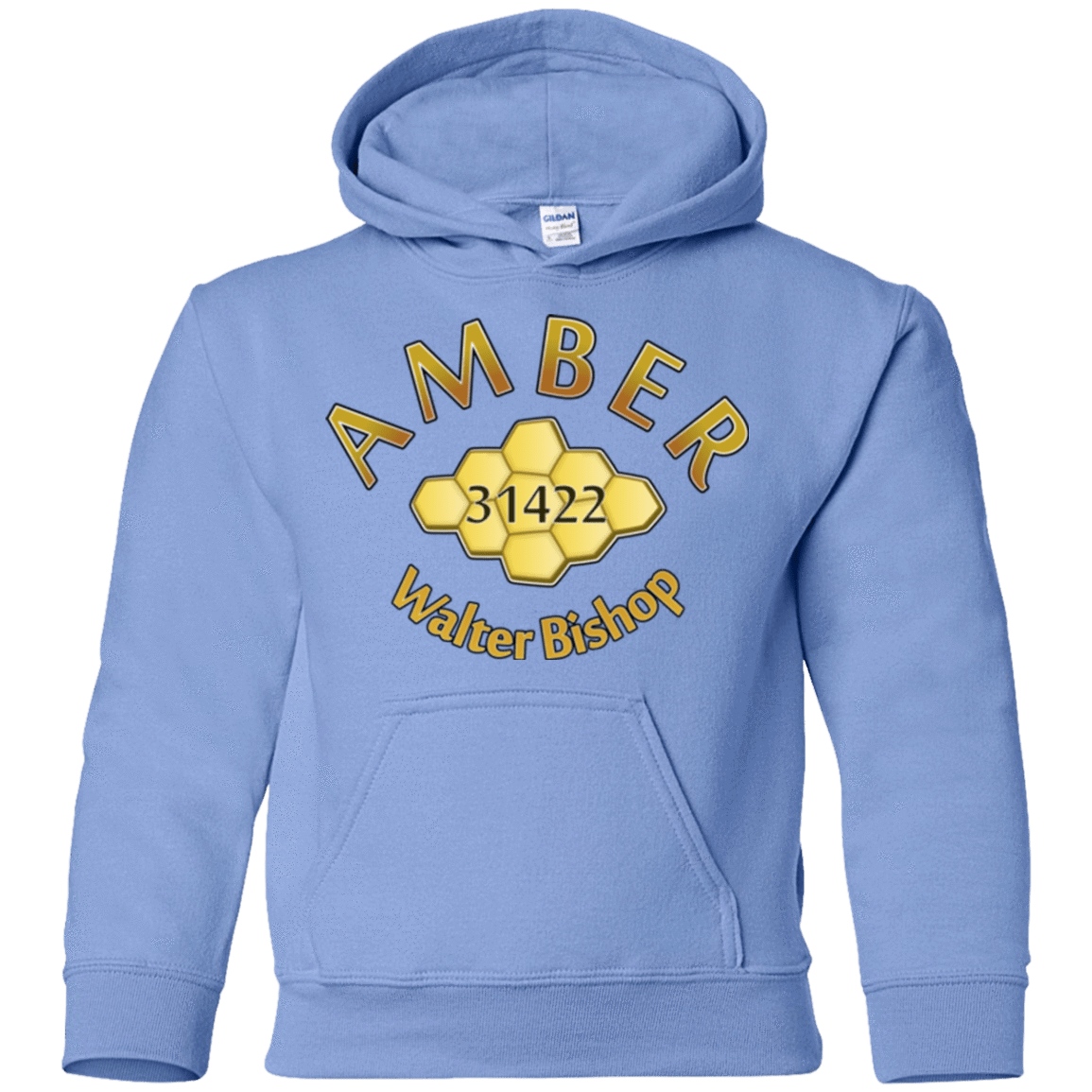 Sweatshirts Carolina Blue / YS Amber Youth Hoodie