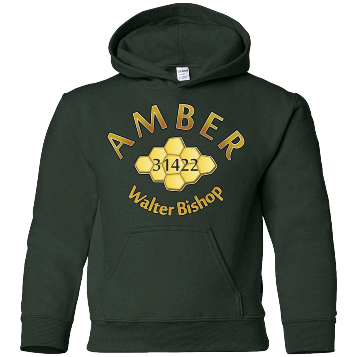 Sweatshirts Forest Green / YS Amber Youth Hoodie