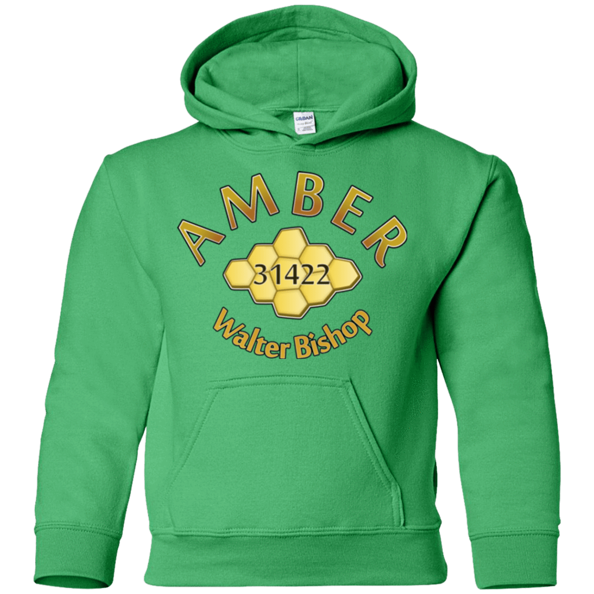 Sweatshirts Irish Green / YS Amber Youth Hoodie