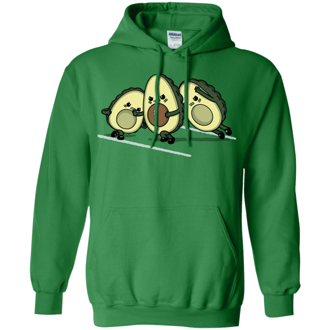 Sweatshirts Irish Green / S American Footbone Pullover Hoodie