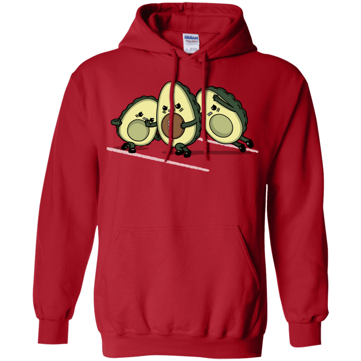 Sweatshirts Red / S American Footbone Pullover Hoodie