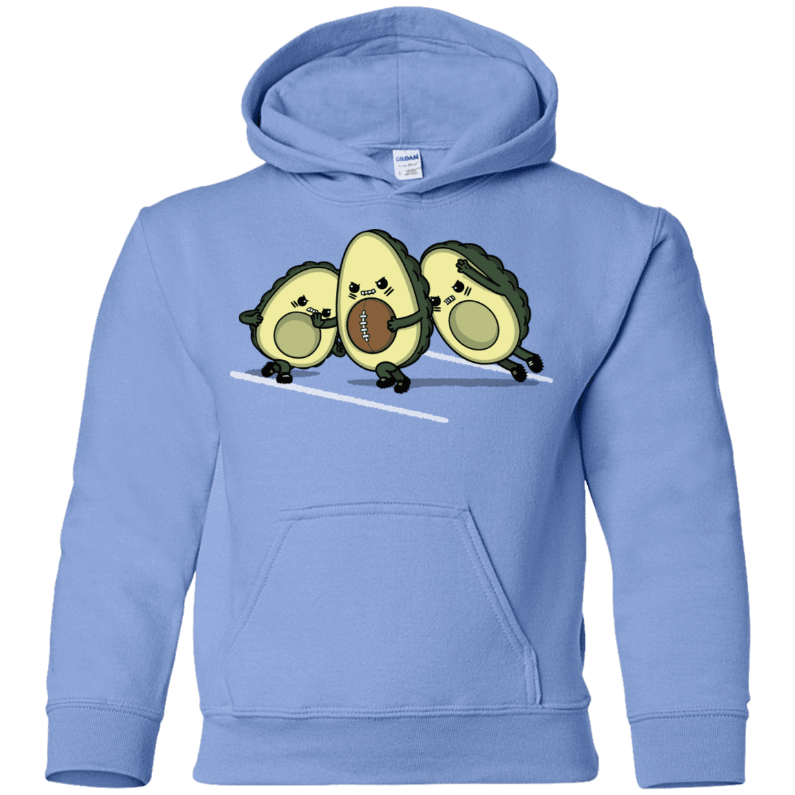 Sweatshirts Carolina Blue / YS American Footbone Youth Hoodie