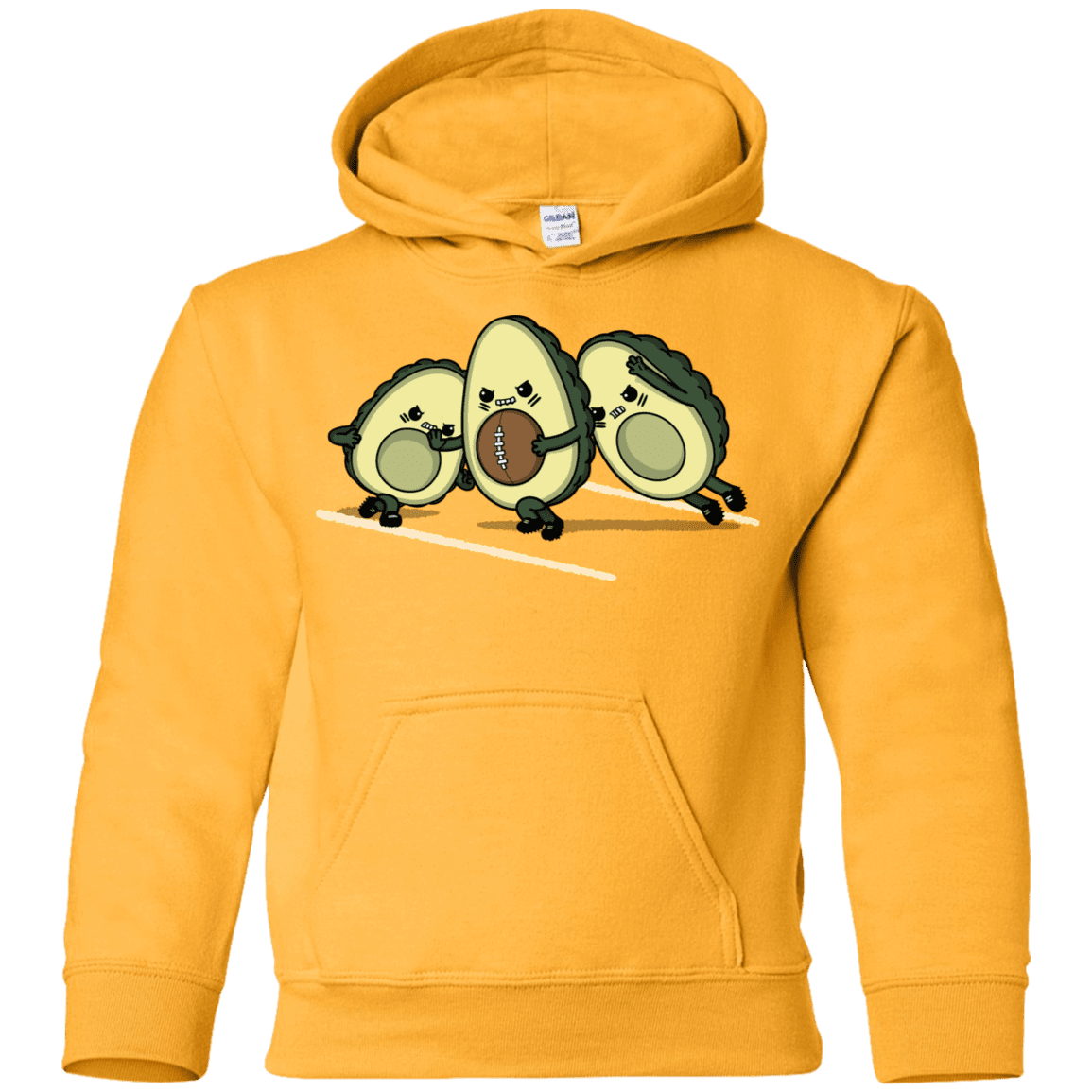 Sweatshirts Gold / YS American Footbone Youth Hoodie