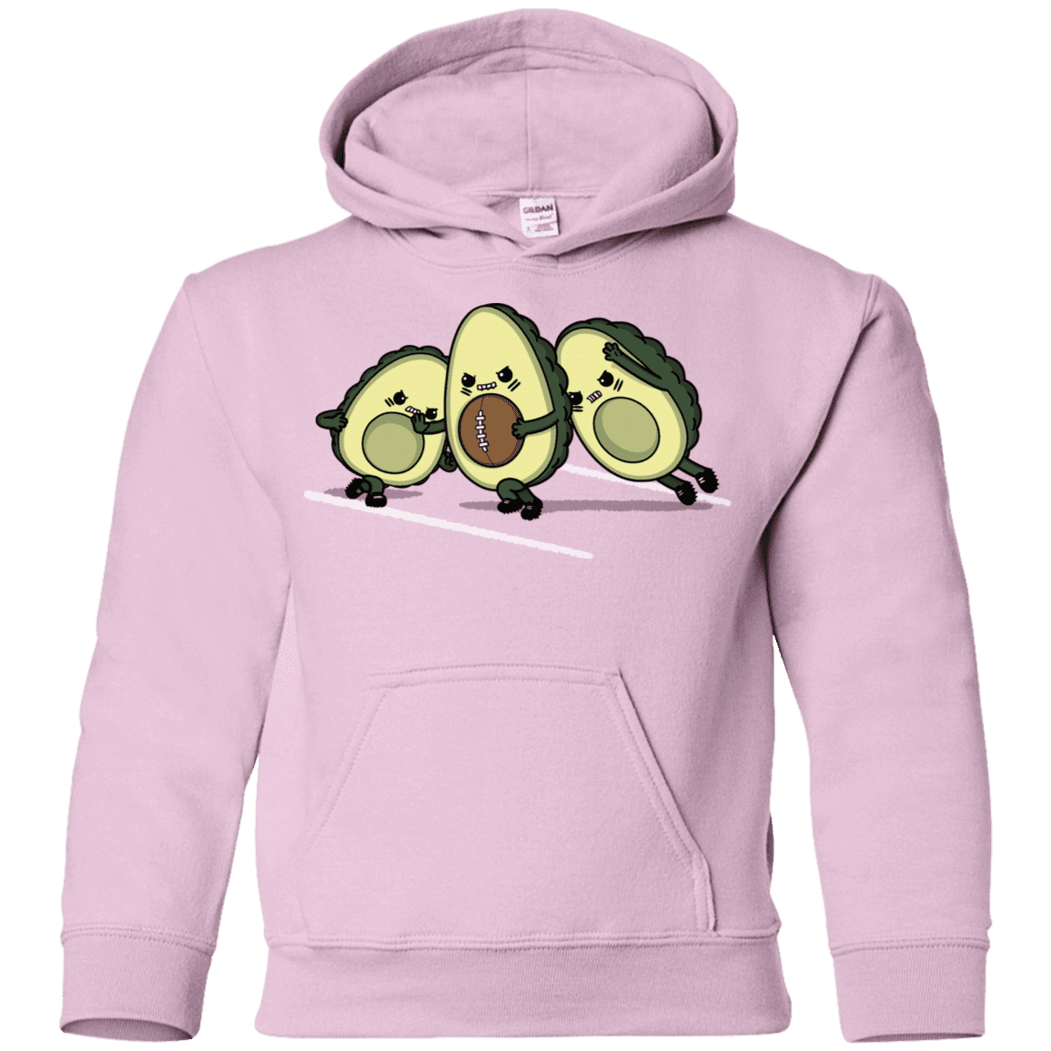 Sweatshirts Light Pink / YS American Footbone Youth Hoodie