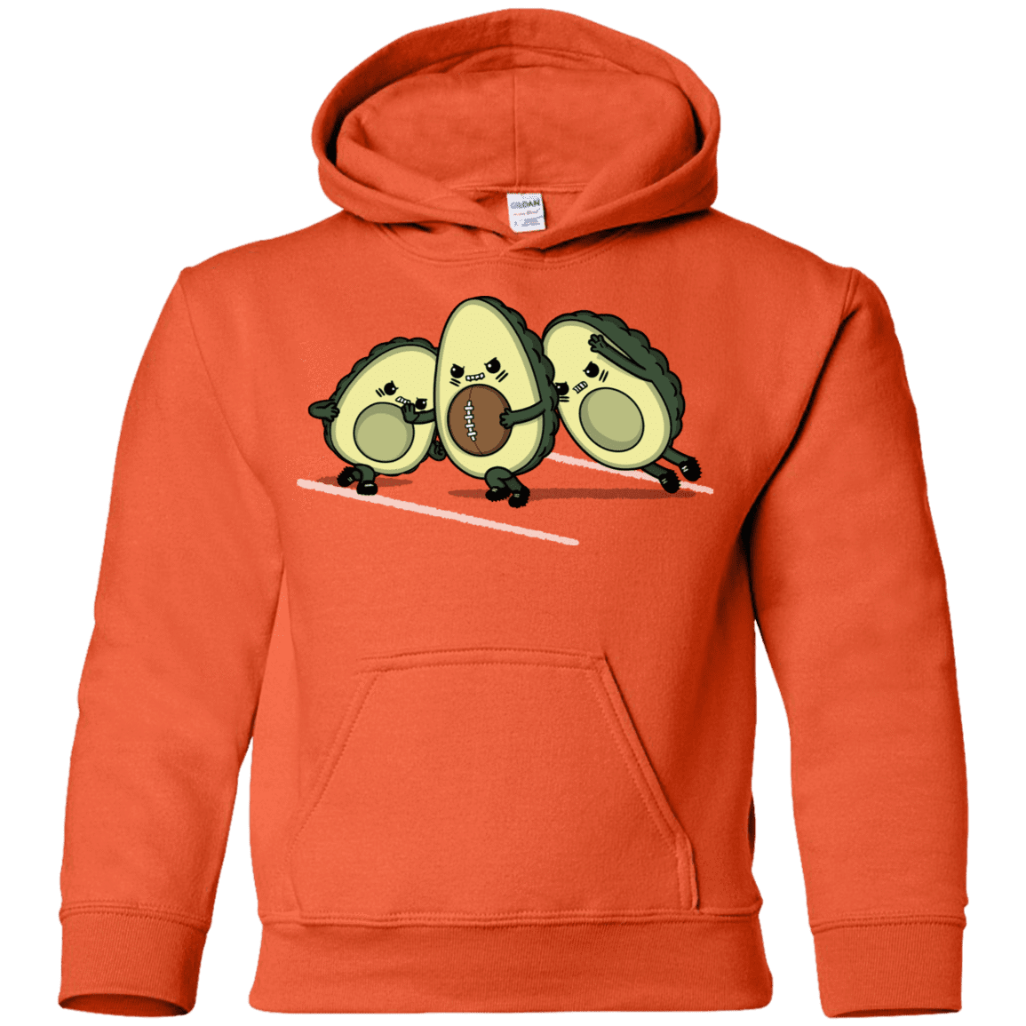 Sweatshirts Orange / YS American Footbone Youth Hoodie