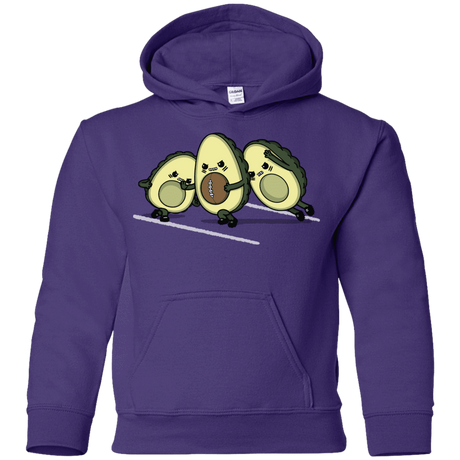 Sweatshirts Purple / YS American Footbone Youth Hoodie