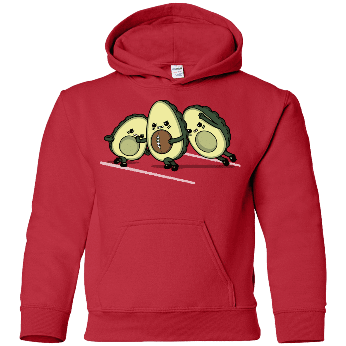 Sweatshirts Red / YS American Footbone Youth Hoodie