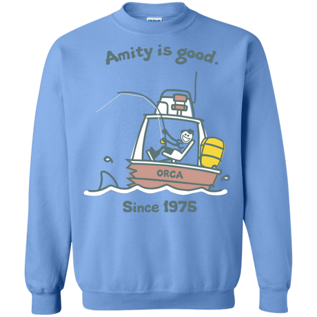 Sweatshirts Carolina Blue / Small Amity Is Good Crewneck Sweatshirt