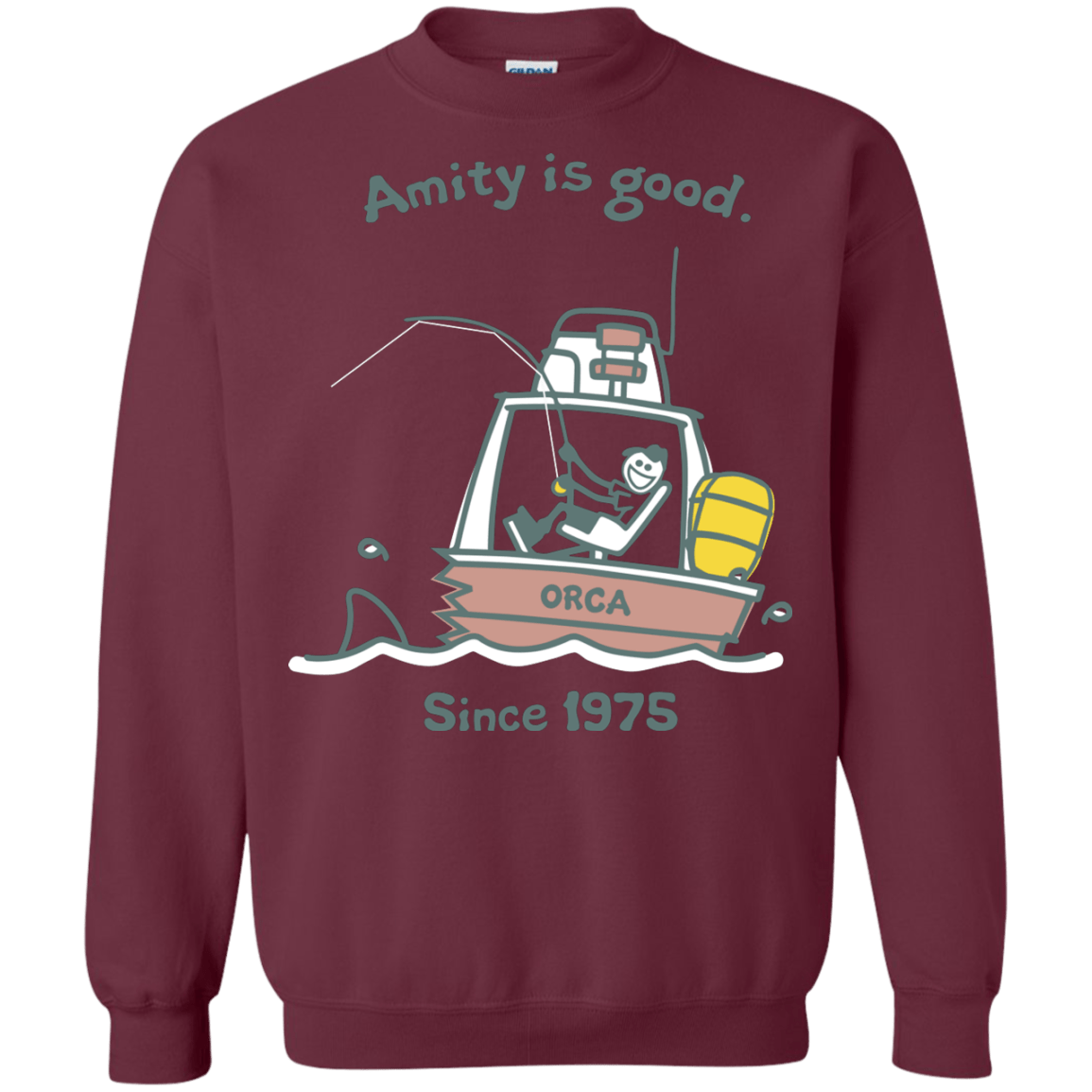 Sweatshirts Maroon / Small Amity Is Good Crewneck Sweatshirt