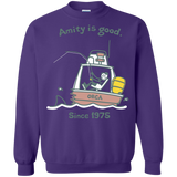 Sweatshirts Purple / Small Amity Is Good Crewneck Sweatshirt