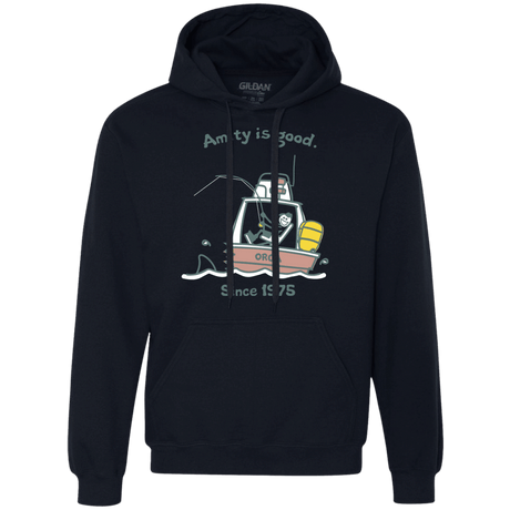 Sweatshirts Navy / Small Amity Is Good Premium Fleece Hoodie
