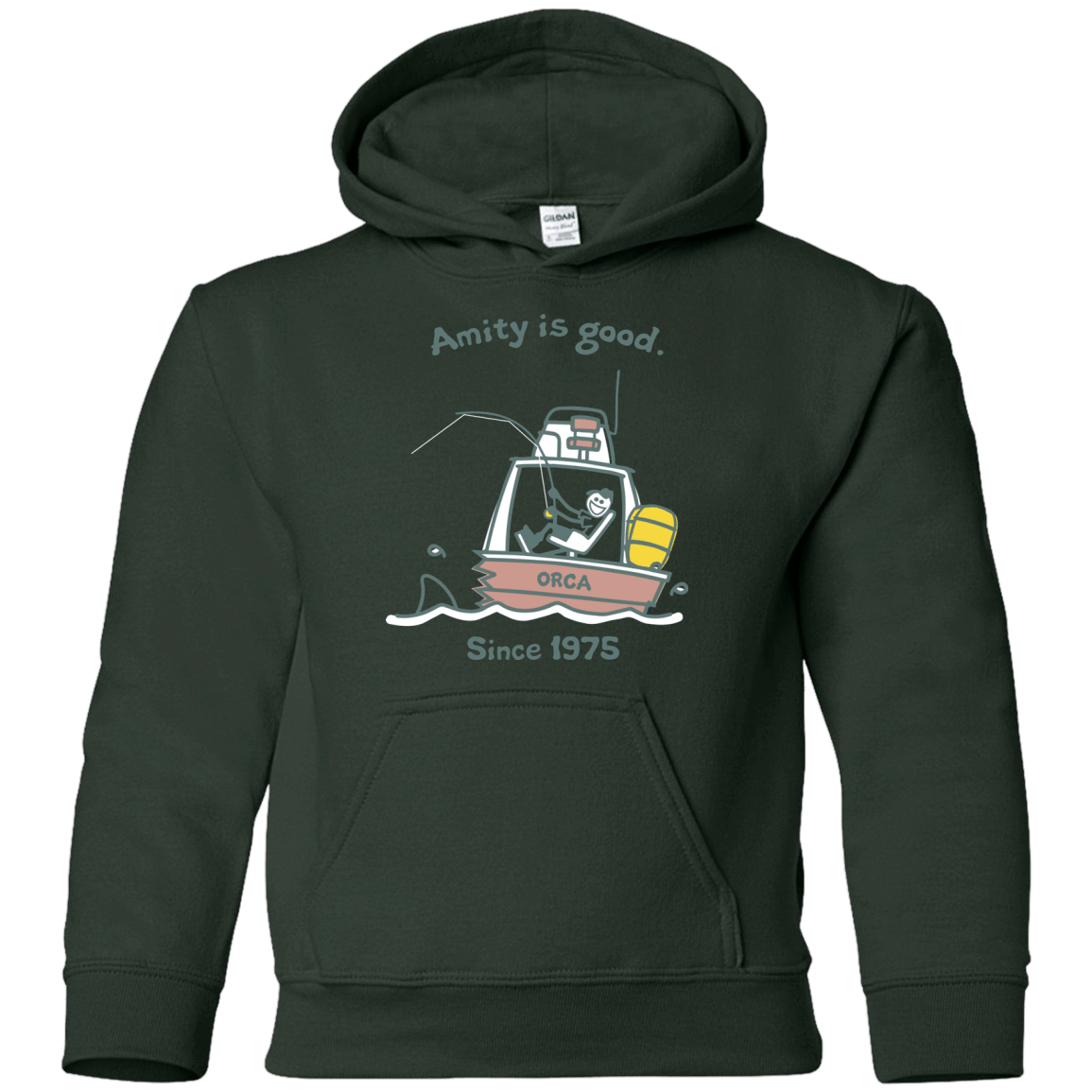 Sweatshirts Forest Green / YS Amity Is Good Youth Hoodie