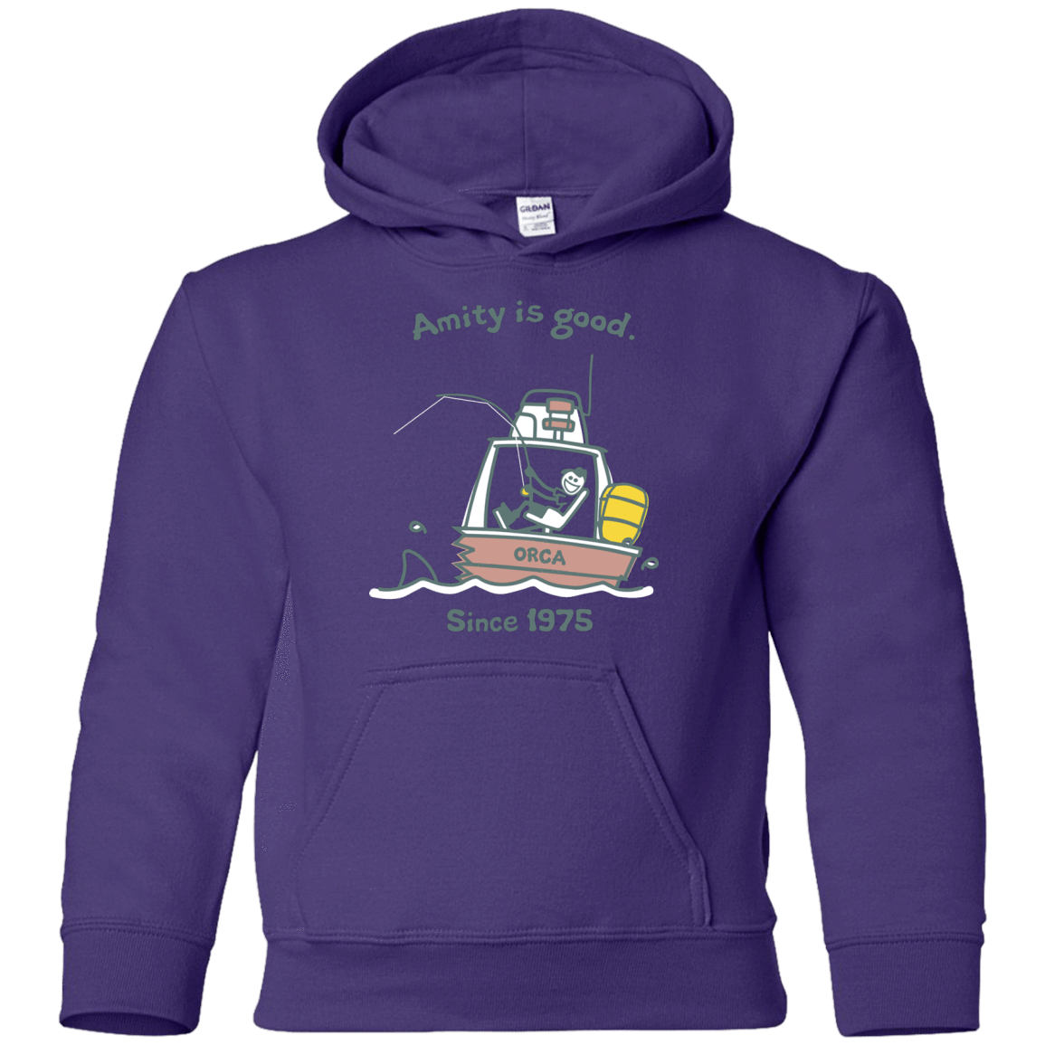Sweatshirts Purple / YS Amity Is Good Youth Hoodie