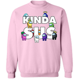 Sweatshirts Light Pink / S Among us Kinda Sus Crewneck Sweatshirt