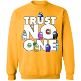 Sweatshirts Gold / S Among Us Trust No One Crewneck Sweatshirt