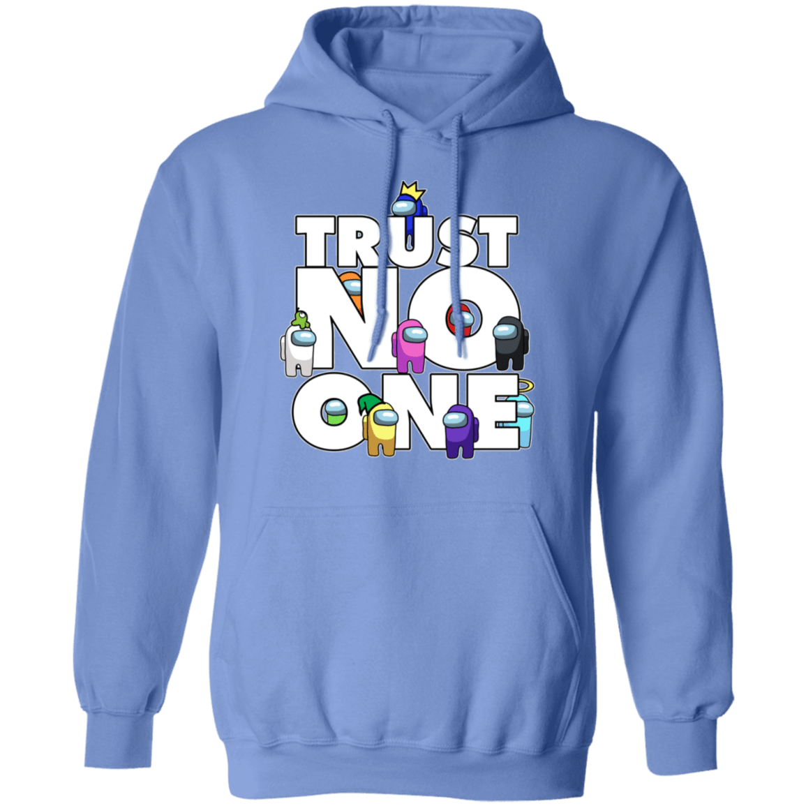 Sweatshirts Carolina Blue / S Among Us Trust No One Pullover Hoodie