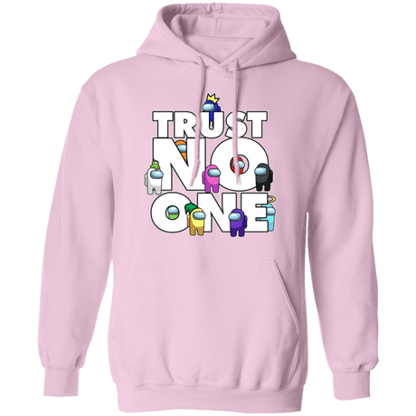 Sweatshirts Light Pink / S Among Us Trust No One Pullover Hoodie