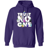 Sweatshirts Purple / S Among Us Trust No One Pullover Hoodie