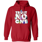 Sweatshirts Red / S Among Us Trust No One Pullover Hoodie