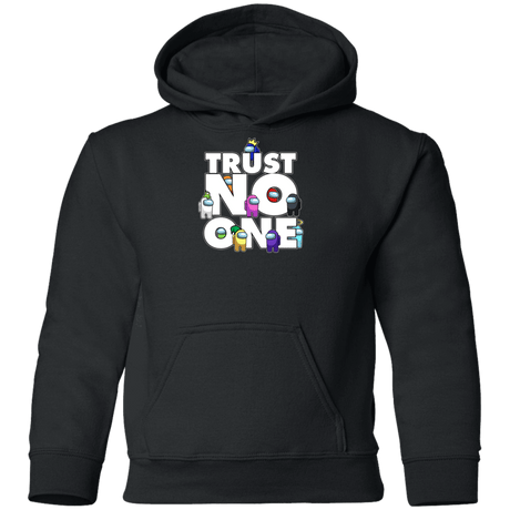 Sweatshirts Black / YS Among Us Trust No One Youth Hoodie