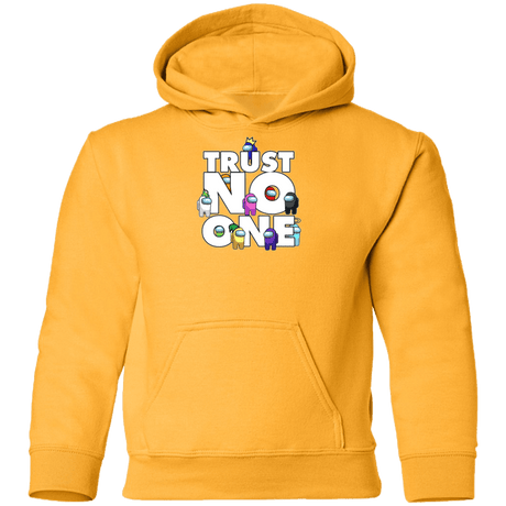 Sweatshirts Gold / YS Among Us Trust No One Youth Hoodie