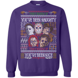Sweatshirts Purple / Small An Ugly Slasher Sweater Crewneck Sweatshirt