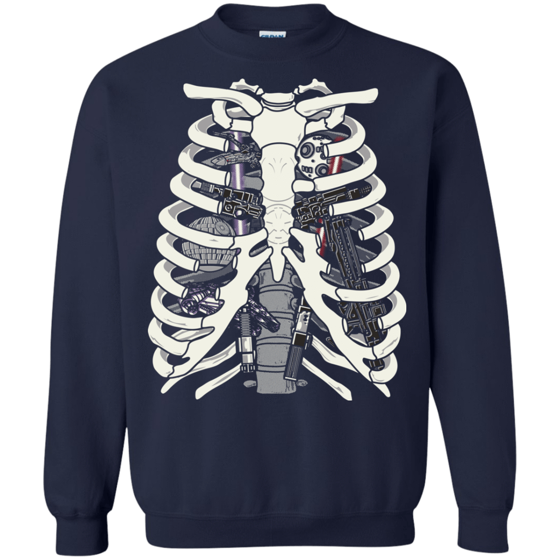 Sweatshirts Navy / Small Anatomy of a Galaxy Far Away Crewneck Sweatshirt
