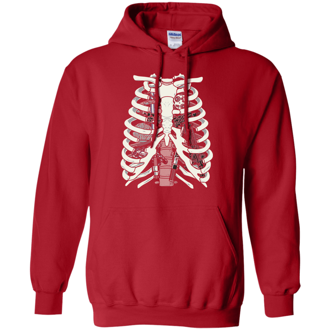 Sweatshirts Red / Small Anatomy of a Galaxy Far Away Pullover Hoodie