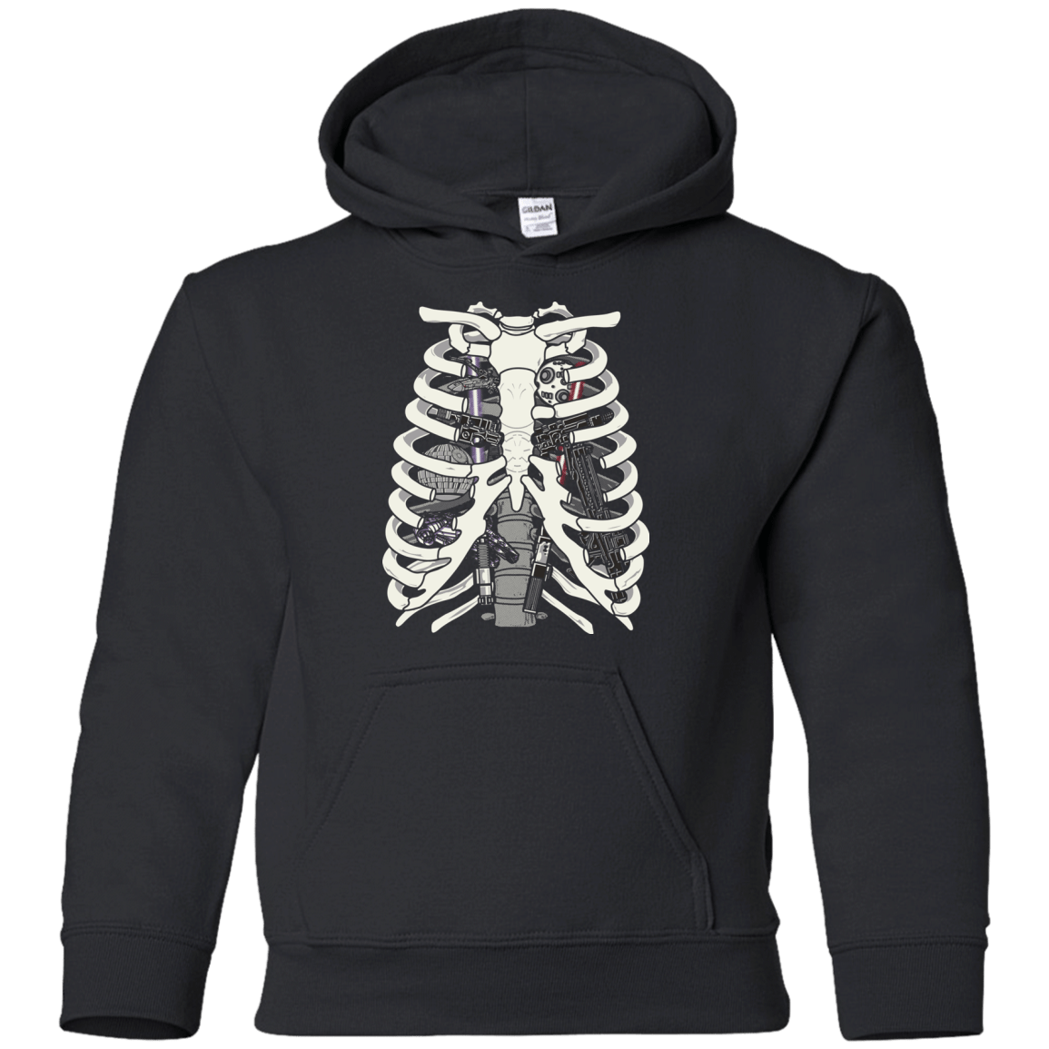 Sweatshirts Black / YS Anatomy of a Galaxy Far Away Youth Hoodie