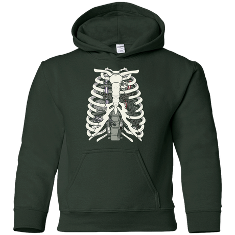 Sweatshirts Forest Green / YS Anatomy of a Galaxy Far Away Youth Hoodie
